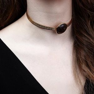 Second Daughter Loli Choker in Bronzite